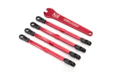 Traxxas Tuning Spurstangen aus Aluminium in rot 4Stück für E-Revo 1/16