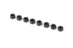 Traxxas Ersatzteile Stoppmutter in schwarz 3mm 8Stück