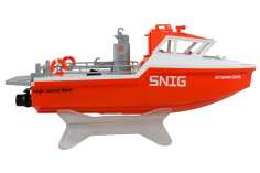 Amewi RC Boot Rettungsboot Brushless mit Jetantrieb RTR in Orange-Weiß 320mm