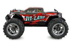 Amewi Monstertruck M-Land 4WD RTR in Rot 1/16