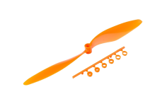 GWS 2Blatt Propeller 8x4,3 in orange