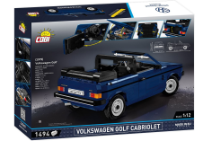 COBI Klemmbausteine Auto Maßstab 1:12 VW Golf Cabriolet - 1494 Teile