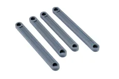 Traxxas Ersatzteile Sturzgestänge-Set aus Kunststoff in grau für Bandit 1/10