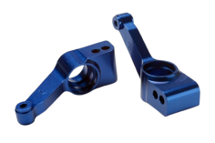 Traxxas Tuning Radträger hinten in blau aus Aluminium 2Stück für Rustler, Slash und Stampede 1/10