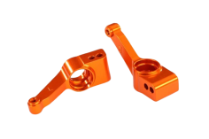 Traxxas Tuning Radträger hinten in orange aus Aluminium 2Stück für Rustler, Slash und Stampede 1/10