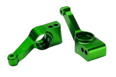 Traxxas Tuning Radträger hinten in grün aus Aluminium 2Stück für Rustler, Slash und Stampede 1/10