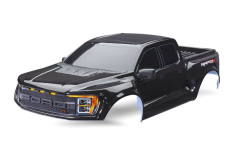 Traxxas Tuning Karosserie in schwarz inkl Anbauteile Clipless für Ford Raptor-R 4x4 VXL 1/10