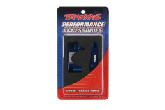 Traxxas Tuning C-Hubs aus 6061-T6 Aluminium in blau vorne für Rustler und Slash 1/10