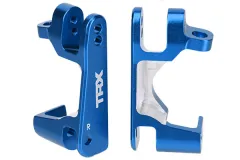 Traxxas Tuning C-Hubs aus 6061-T6 Aluminium in blau vorne für Rustler und Slash 1/10