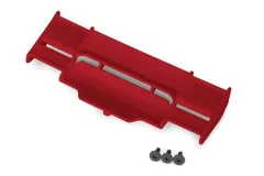 Traxxas Tuning Flügel mit Schrauben in rot für Rustler 1/10