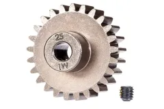 Traxxas Tuning Motorritzel 25Z für 5mm Welle und Stahl-HZ (Modul 1) für MAXX 1/10, X-Maxx 1/7 und Funco 1/6