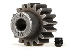 Traxxas Tuning Motorritzel 17Z für 5mm Welle und Stahl-HZ (Modul 1) für MAXX 1/10, X-Maxx 1/7 und Funco 1/6