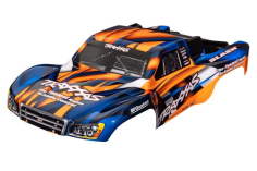 Traxxas Tuning Karosserie in orange blau mit Aufkleber für Slash 1/10, VXL und 4X4