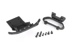 Traxxas Tuning Bumper mit Halter für LED-Licht in schwarz vorne für Stampede 1/10
