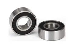 Traxxas Ersatzteile Kugellager 6x13x5mm mit Gummidichtung in schwarz 2Stück für MAXX, TRX-4 1/10, Unlimited Desert Racer, X-Maxx 1/7 und Funco 1/6