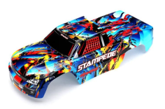 Traxxas Tuning Karosserie Rock n Roll mit Aufkleber für Stampede 1/10