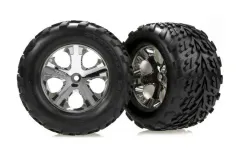 Traxxas Tuning Talon Reifen auf 2,8 All-Star Felgen 2Stück vorne für Bigfoot und Stampede 1/10