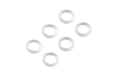 Traxxas Ersatzteile 5x8x1mm Beilagscheiben aus Kunststoff 6Stück in weiß für Bandit und Rustler 1/10