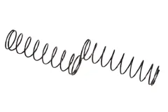 Traxxas Tuning Dämpferfeder für Ultra-Dämpfer (2,9 rate) in schwarz vorne 2Stück für Bigfoot, Rustler, Slash und Stampede 1/10