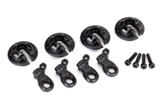 Traxxas Zubehör GTR Feder-Halter und Kugelpfannen 4Stück für Rustler, Slash 1/10 und Unlimited Desert Racer 1/7
