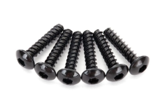 Traxxas Ersatzteile Rundkopfschrauben 2,6x12mm mit Innensechskant Selbstschneidend für TRX-4 1/10