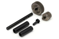 Traxxas Zubehör Getriebezahnrad Metall mit Wellen für Eingangsgetriebe für TRX-4 1/10
