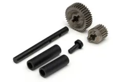 Traxxas Zubehör Getriebezahnrad Metall mit Wellen für Eingangsgetriebe für TRX-4 1/10