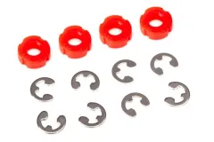 Traxxas Zubehör GTS Dämpfer Kolben in rot 4Stück für TRX-4 1/10