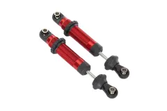 Traxxas Tuning GTS Dämpfer aus Aluminium in rot mit Federhalter 2Stück für TRX-4 1/10