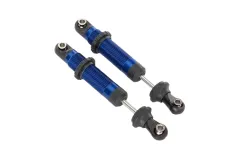 Traxxas Tuning GTS Dämpfer aus Aluminium in blau mit Federhalter 2Stück für TRX-4 1/10