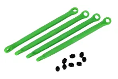 Traxxas Zubehör Spurstangen aus Kunststoff in grün mit Kugeln 4Stück für E-Revo 1/16
