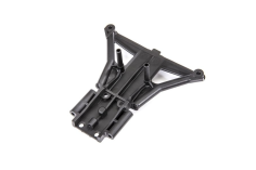 Traxxas Ersatzteile Bulkhead vorne für langen Akkuschacht (TRX6723R) für Rustler 1/10