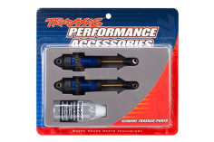 Traxxas Tuning GTR Dämpfer L in blau mit Teflon und TiN beschichtet 2Stück für Ford Raptor, Rustler, Slash und Stampede 1/10