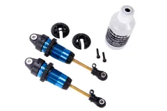 Traxxas Tuning GTR Dämpfer L in blau mit Teflon und TiN beschichtet 2Stück für Ford Raptor, Rustler, Slash und Stampede 1/10