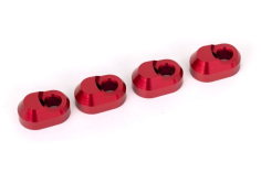 Traxxas Tuning Querlenkerstifte-Halter aus Aluminium in rot 4Stück für MAXX 1/10 und X-Maxx 1/7
