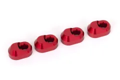 Traxxas Tuning Querlenkerstifte-Halter aus Aluminium in rot 4Stück für MAXX 1/10, X-Maxx 1/7 und Funco 1/6