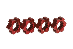 Traxxas Tuning Radmitnehmer aus Aluminium in rot 4Stück für X-Maxx 1/7