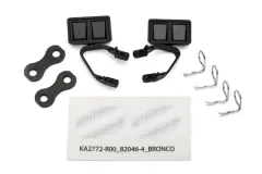 Traxxas Ersatzteile Seitenspiegel in schwarz 2Stück mit Karosserie-Splinten 4Stück für TRX-4 1/10