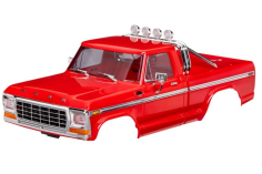 Traxxas Tuning Karosserie Ford F150 in rot für TRX-4M 1/18
