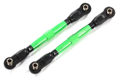 Traxxas Tuning Vorspurstangen aus 7075-T6 Aluminium in grün mit Kugelkopf für MAXX 1/10