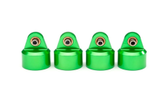 Traxxas Zubehör GT-Maxx Dämpfer-Kappen aus Aluminium in grün 4Stück für MAXX 1/10