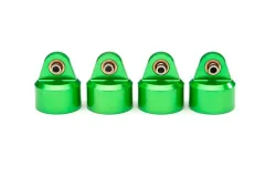 Traxxas Zubehör GT-Maxx Dämpfer-Kappen aus Aluminium in grün 4Stück für MAXX 1/10