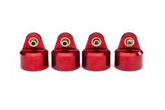 Traxxas Zubehör GT-Maxx Dämpfer-Kappen aus Aluminium in rot 4Stück für MAXX 1/10