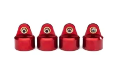 Traxxas Zubehör GT-Maxx Dämpfer-Kappen aus Aluminium in rot 4Stück für MAXX 1/10