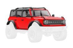Traxxas Tuning Karosserie Bronco in rot mit Anbauteilen für TRX-4M 1/18 