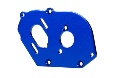 Traxxas Tuning Magnum 272R Motorplatte aus 6061-T6 Aluminium 4mm in blau für Bandit, Rustler, Slash und Stampede 1/10