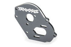 Traxxas Tuning Magnum 272R Motorplatte aus 6061-T6 Aluminium 4mm in grau für Bandit, Rustler, Slash und Stampede 1/10