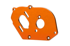 Traxxas Tuning Magnum 272R Motorplatte aus 6061-T6 Aluminium 4mm in orange für Bandit, Rustler, Slash und Stampede 1/10