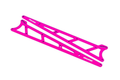 Traxxas Tuning Seitenplatten Wheelie-Bar aus Aluminium in pink 2Stück für Bandit, Bigfoot, Rustler, Slash und Stampede 1/10