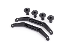Traxxas Zubehör Heavy-Duty Karosserie-Halter vorne hinten (für TRX9080) für Rustler und Slash 1/10